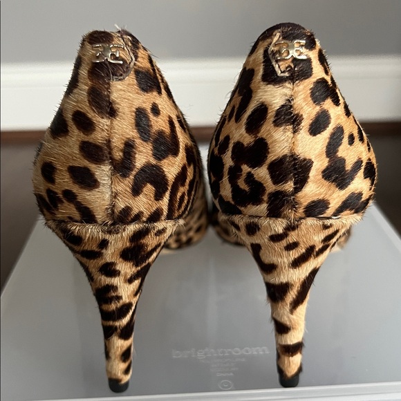 Sam Edelman Elise Jaguar-Print Calf Hair Pumps - Picture 6 of 12